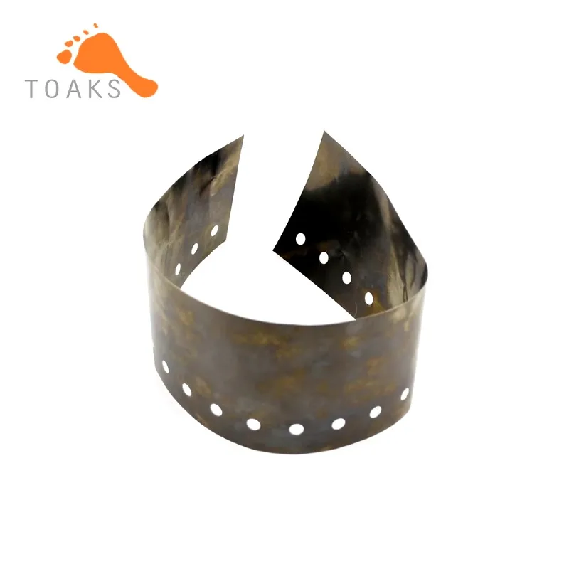 TOAKS Titanium Ultralight Windscreen Camping Stove WindShield Windproof Accessories WSC-01