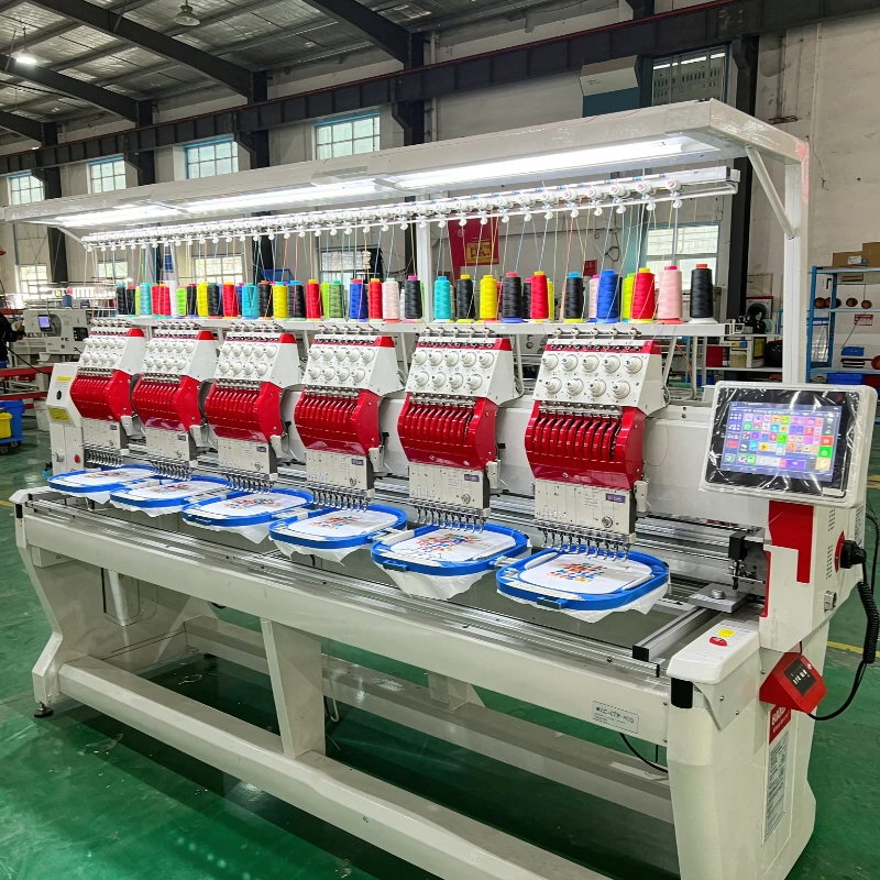 Computerized Industrial Embroidery Machine Stable Stitching Performance for Clothing Manufacturers and Custom Branding