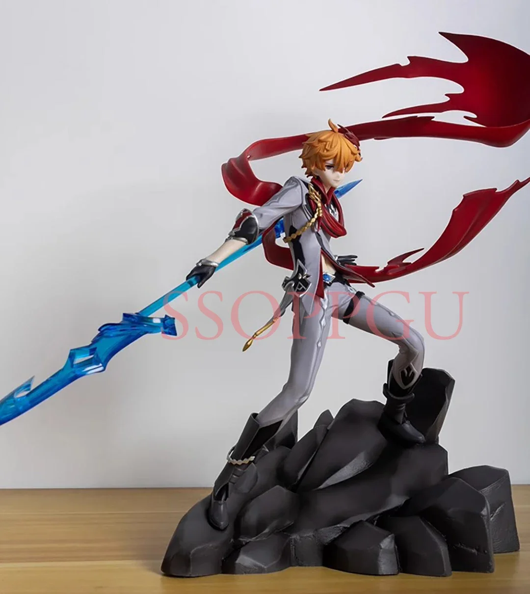 miHoYo Genshin Impact Figure Morax Zhongli Tartaglia Anime PVC Action Figure Toy Ajax Fatui Game Collection Anime Model Doll