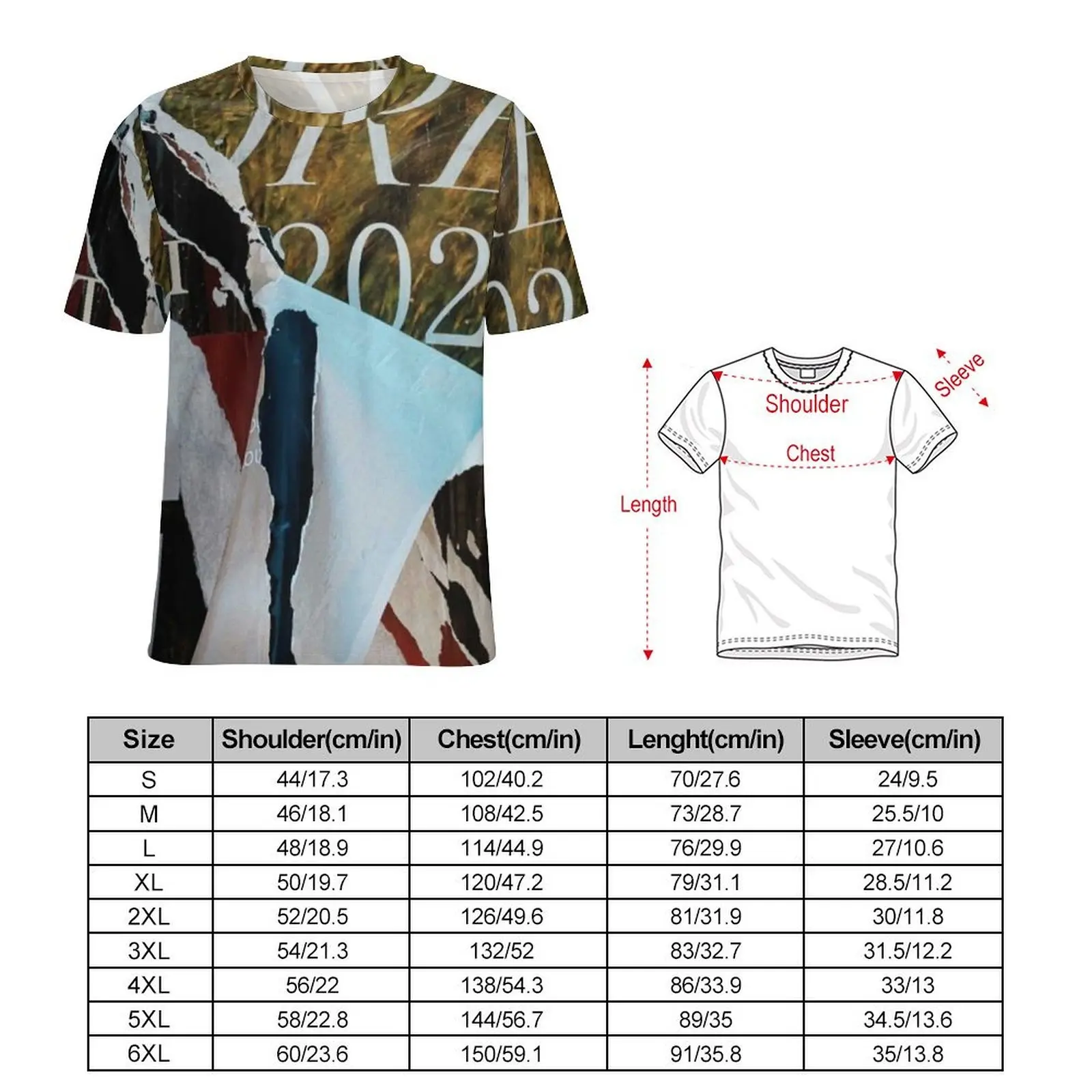 Male Vintage Newspaper T Shirt Collage Paper Cuttings Fashion T Shirts Short Sleeve Tops Cheap Original Plus Size Clothing