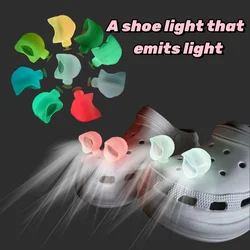 2PCS Outdoor Cave Shoes Camping Shoes Headlights Night Fluorescent Charm Adult and Children's Shoes Decoration