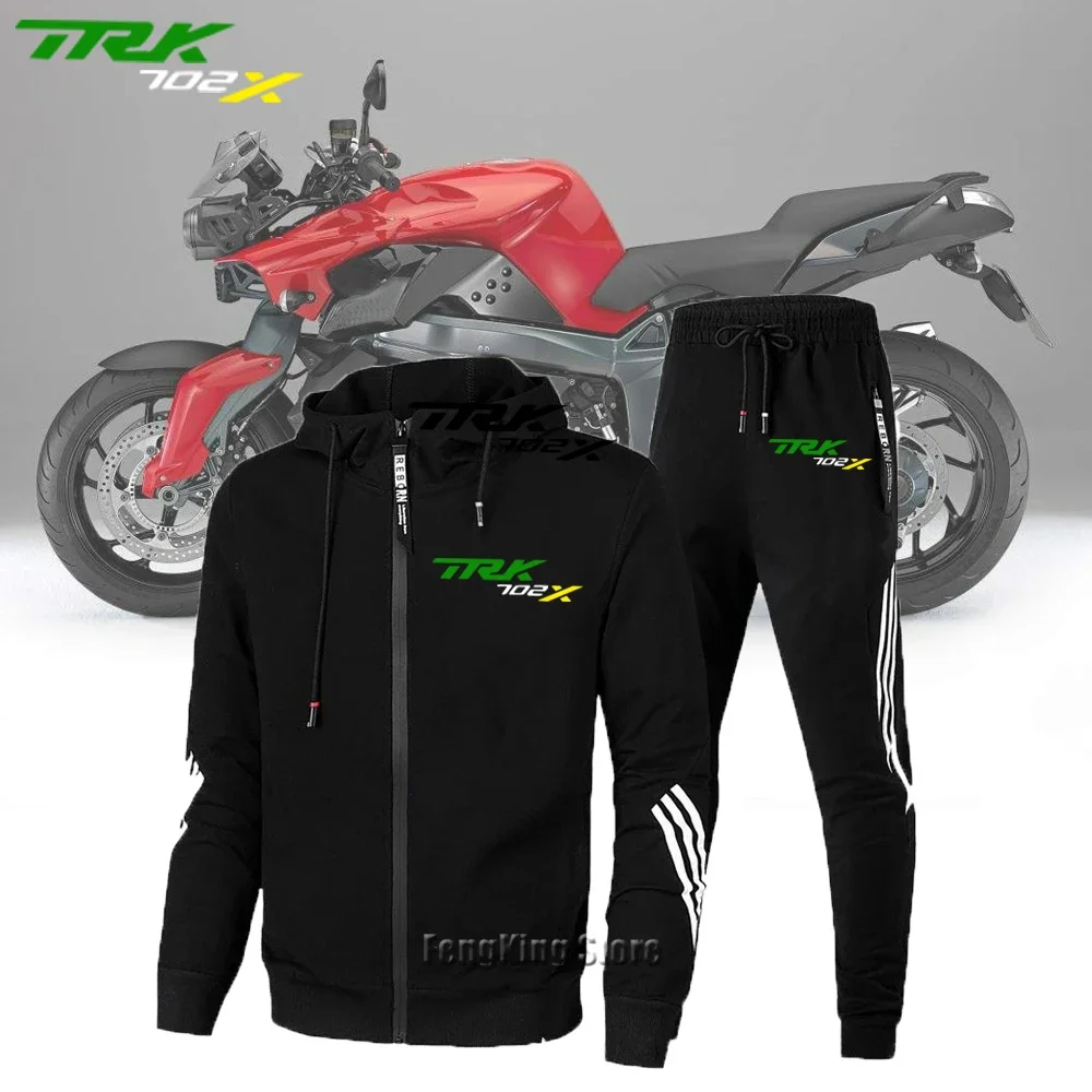 Per Benelli TRK702X TRK 702 X Trk 702x nuova primavera e autunno abbigliamento sportivo per il tempo libero da uomo e da donna con cappuccio stampato Top e pantaloni