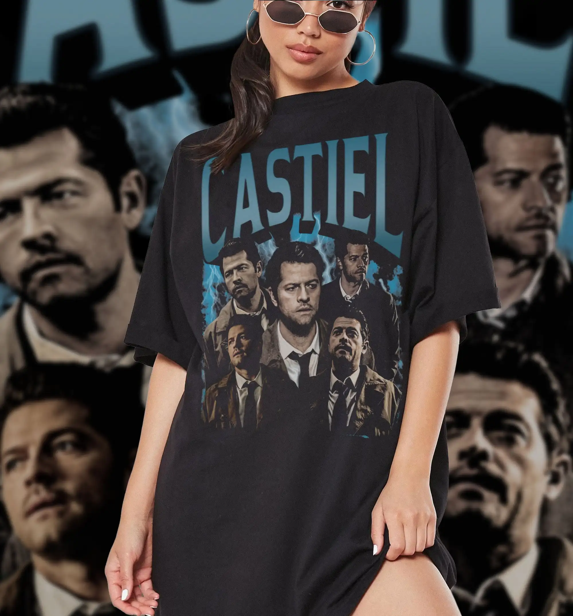 Limited Castiel Vintage T Shirt For Woman and Man