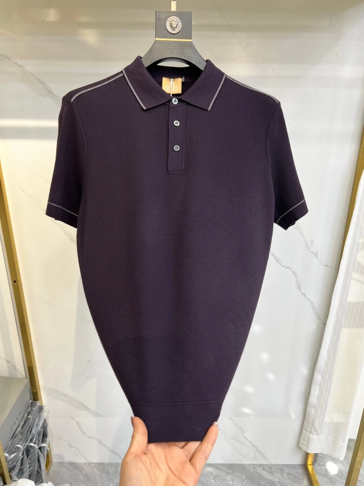 

Fall Men's New Faionable Knitted ort Sve Turn-down Collar High Quali Personali Sle Comfortable Fit Youthful Energy