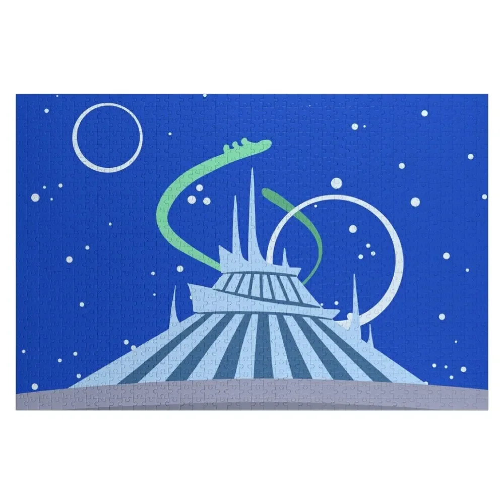 

Space Mountain Jigsaw Puzzle Wooden Name Custom Jigsaw Personalised Toys Puzzle