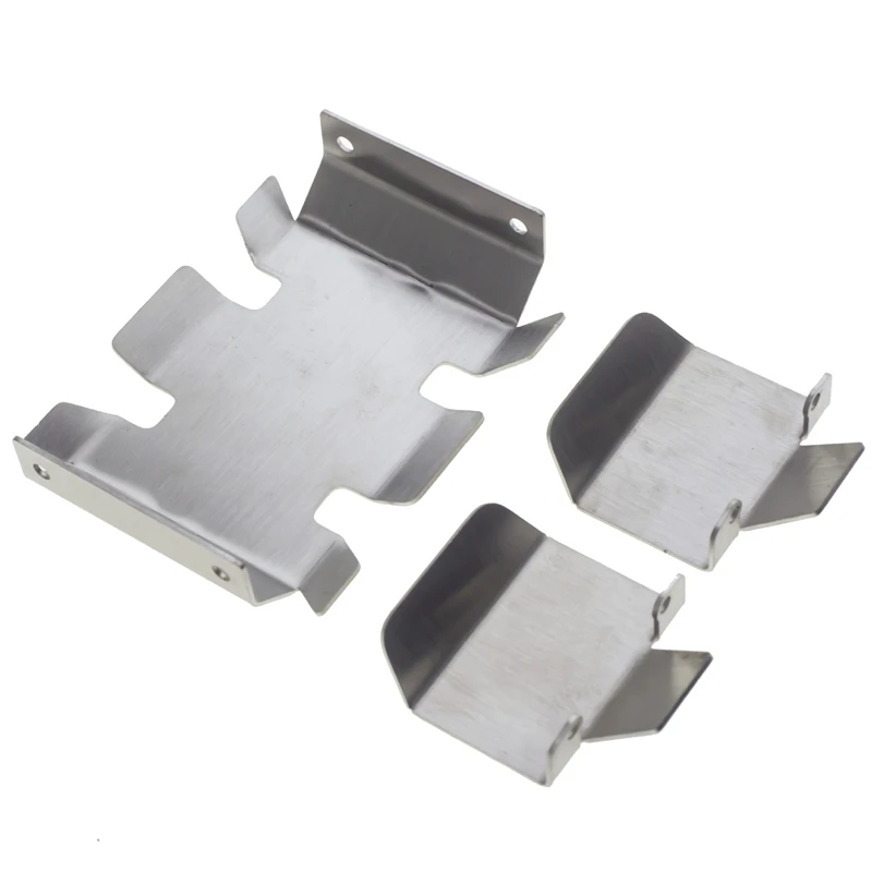 Stainless Steel Chassis Armor Axle Protector Skid Plate For MST CFX CMX RC Track Car Upgrade Accessories