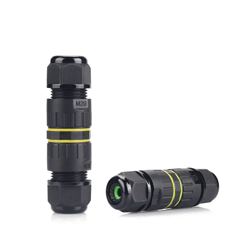 

IP68 M20 Waterproof Cable Connector 2/3/4/5/6 Pin Screw Wiring Terminal Wire Connectors for Electrical Light Junction Box DIY
