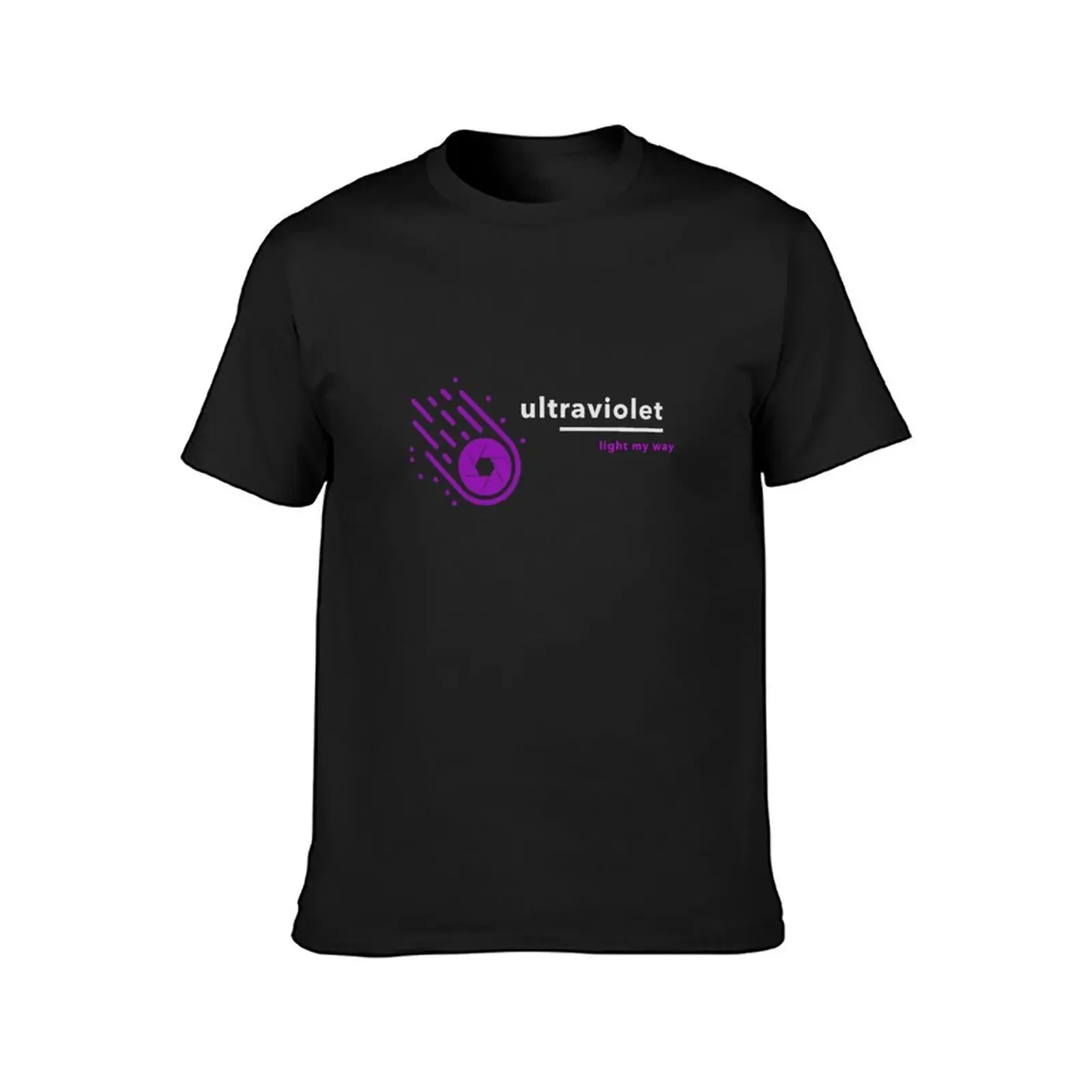 ultraviolet light my way T-Shirt cotton graphic tees essential t shirt tops designer t shirt men