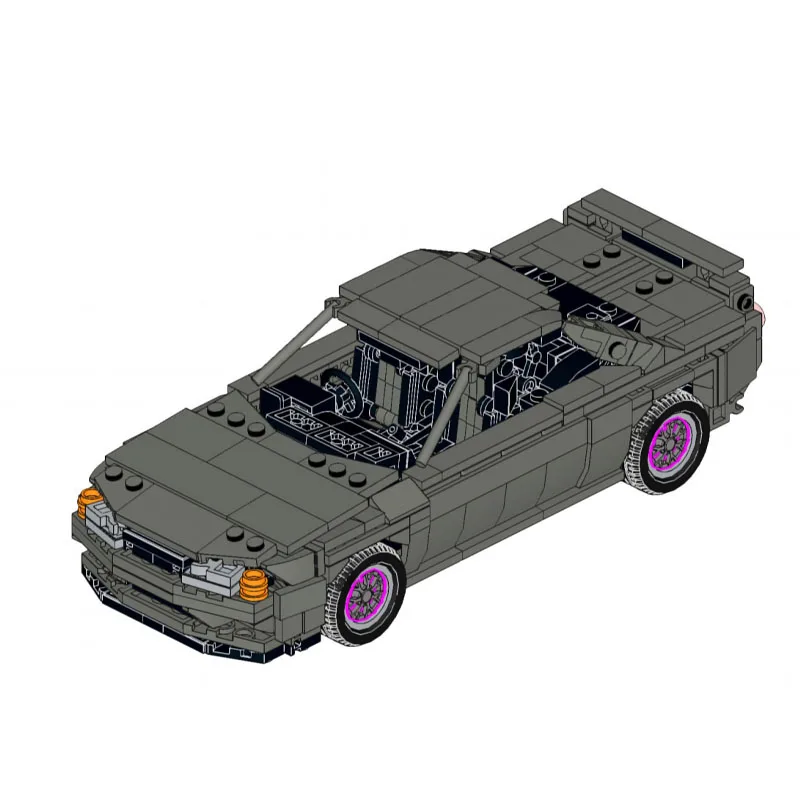 

MOC-96020New Classic GT-R R32 Supercar Racing Building Blocks Model 652 PartsMOC Creative Boys Kids Birthday Building Blocks Toy