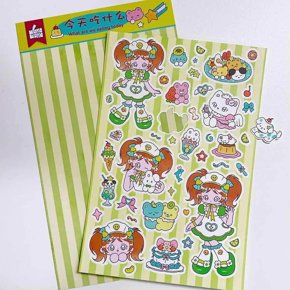 Q Version Cartoon Character Stickers Guka Original Cute Style