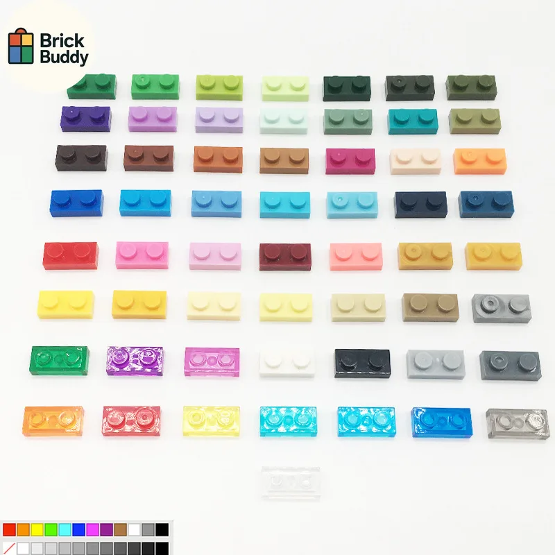 【2800-pezzi】-[1kg]-3023-compatibile-con-6225-blocchi-da-costruzione-a-incastro-con-piccole-particelle-parti-moc-piastra-base-bassa-1x2