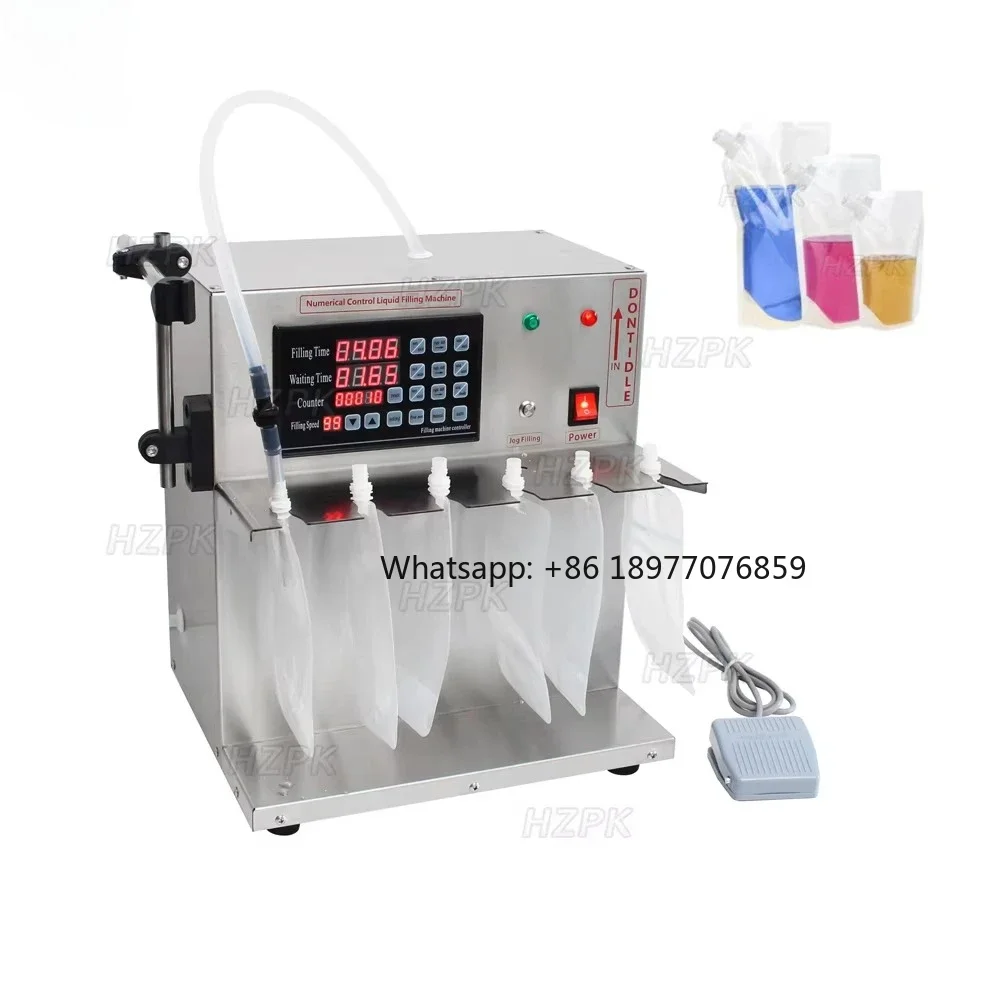 2026 Digital Gear Pump Single Head Liquid Spout Pouch Bag Filling Packaging Machine for Liquid Sachet Pouch