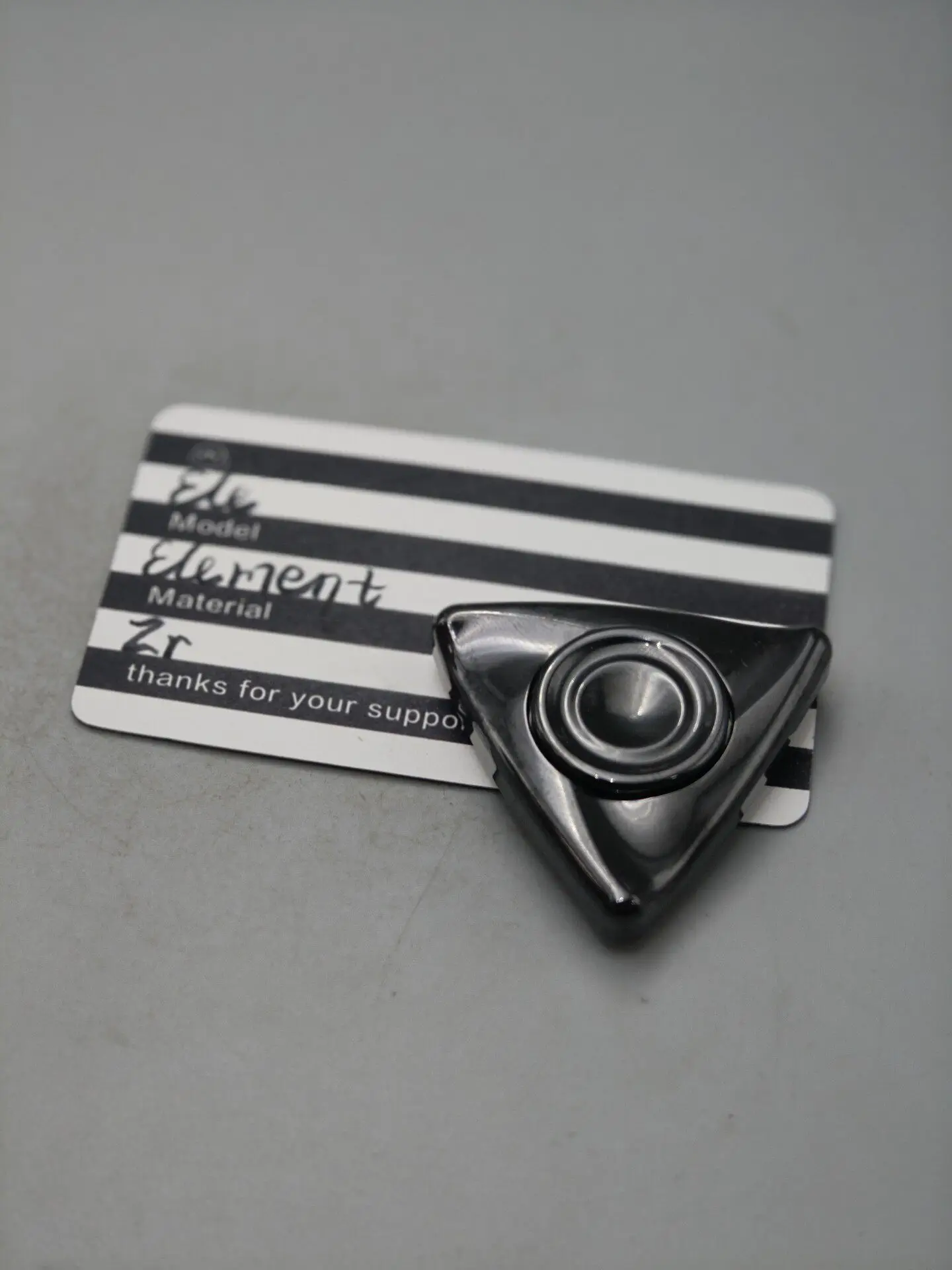 Used EDC Ele Master, Zirconium Alloy Material, Fingertip Gyro Edc Metal Decompression Toy Tide Play