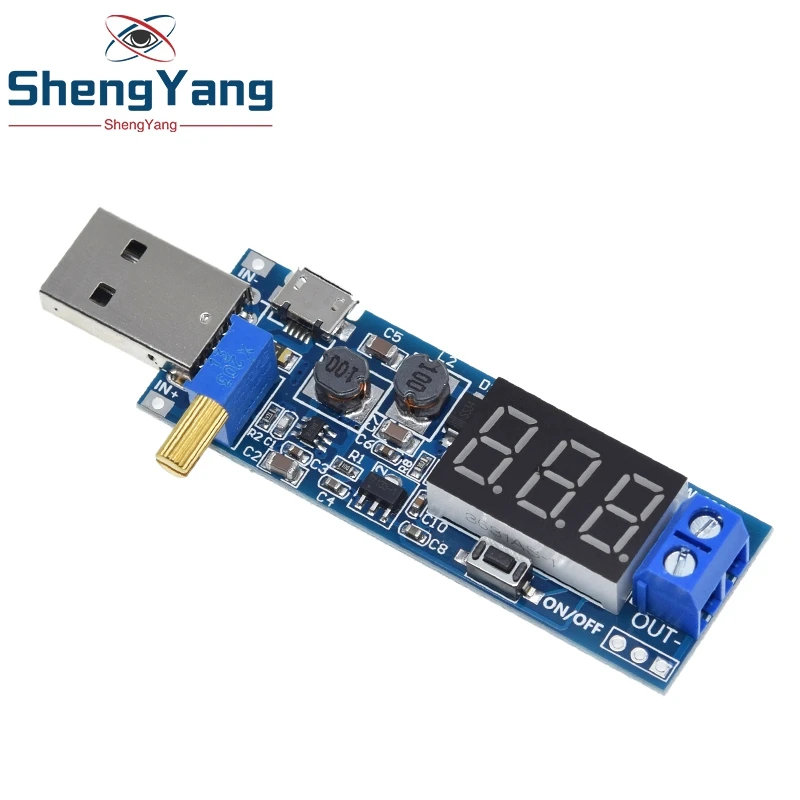 1PCS DC-DC 5V to 3.5V / 12V USB Step UP / Down Power Supply Module Adjustable Boost Buck Converter Out DC 1.2V-24V image 4