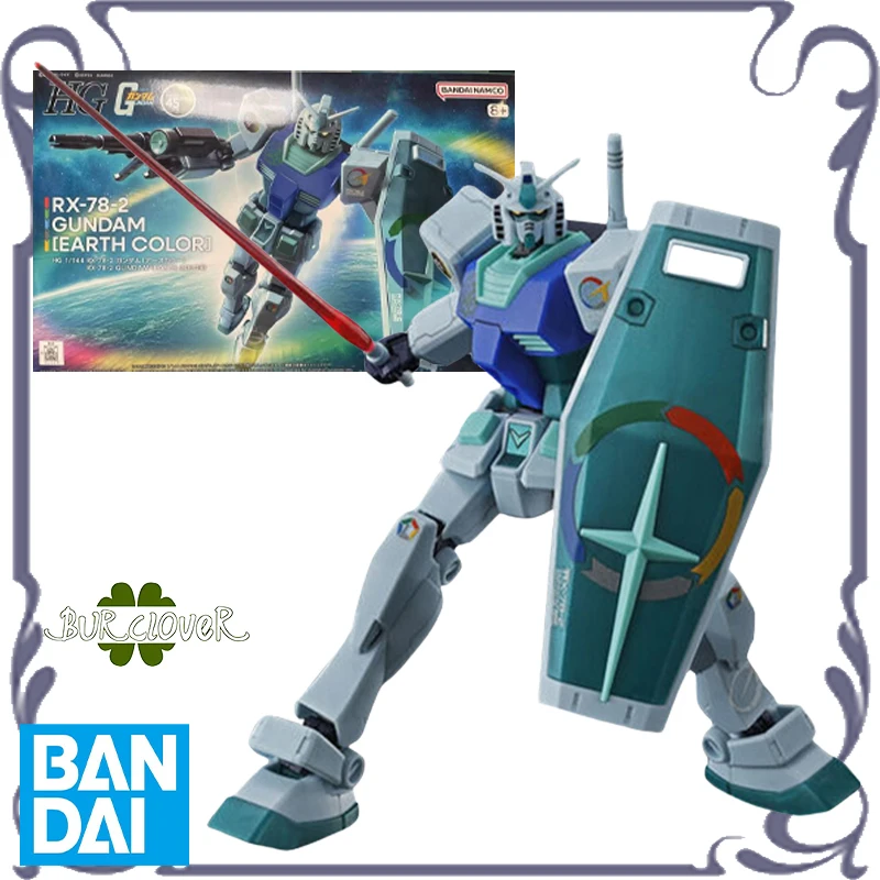 Bandai original hg 1/144 série gundam earth cor anime figura de ação montagem modelo brinquedos modelo colecionável ornamentos presentes