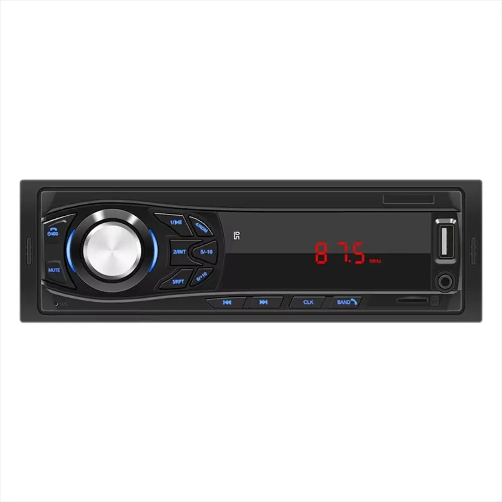 

Multimedia 12V Car Stereo Player 87.5~108MHz TF Card Slot Car FM Radio Metal AUX Input Bluetooth Car MP3 Player Old Car Upgrade