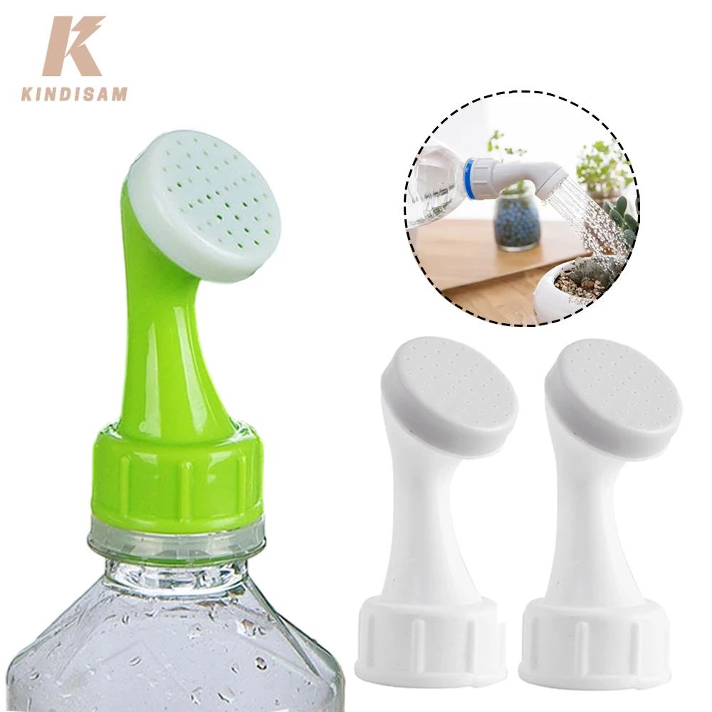 

2Pcs Bottle Cap Sprinkler Head Bottle Watering Spout Plant Bonsai Bottle Watering Can Nozzle Gardening Tool