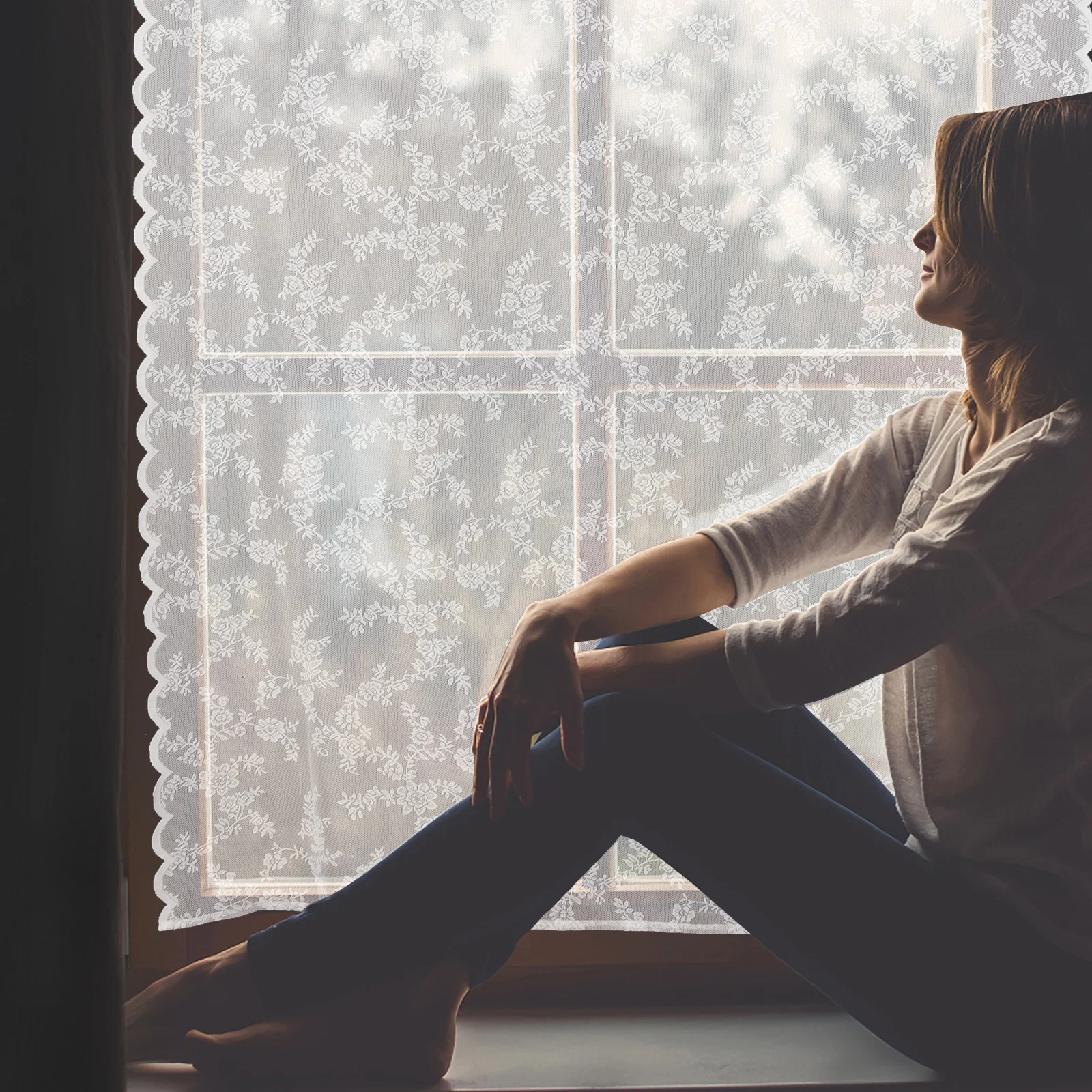 

1pc Sheer Curtains For Living Room Bedroom Window Decor Voile Drapes Lightweight Tulle Screen Home Textile Decoration