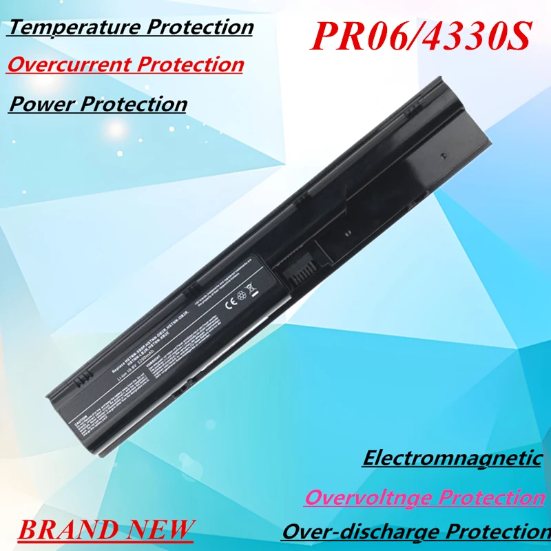 PR06 Laptop Battery For HP ProBook 4331s 4431s 4436s 4441s 4530s 4540s 4740s HSTNN-XB2E HSTNN-XB2G HSTNN-XB2I