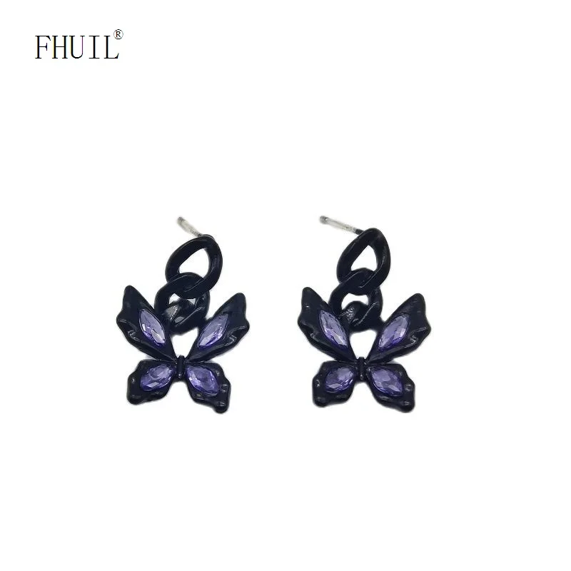 

2023 New Arrival Charms Dangle Drop Earrings For Women Grils Elegant Butterfly Unusual Ear Piercing Wedding Jewelry Gift