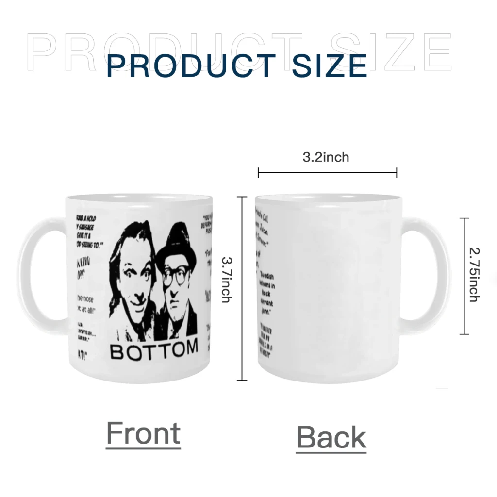 BOTTOM - RICHIE AND EDDIE QUOTES Ceramics Coffee Mugs Tea Cup Milk Cups Gifts Drinkware Coffeeware