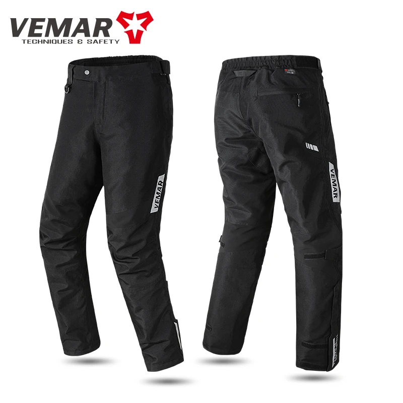 

New Men's Motorcycle 3M Warm Pants Lightweight Motocross Cycling Pant With CE2 Protective Pad Motorbike Trousers Wear-resistant