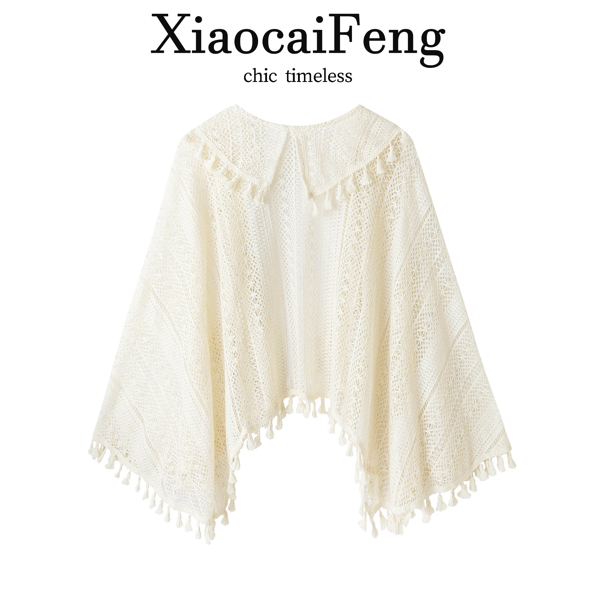 Women's Knitted Open Cardigan Shawl Summer Vacation Style Fashion Outerwear Tassel  Sun Protection Air Conditioning Shirt...