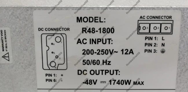 R48-1800A 1700W Rectifier Module for Emerson 48V 30A, Modified Adjustable 3-95V 0-20A Battery Charger