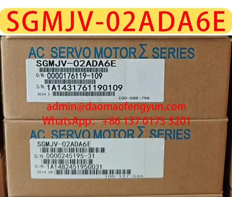 Brand new SGMJV-02ADA6E Servo Motor Original Genuine，Brand new SGMJV 02ADA6E，Fast shipping