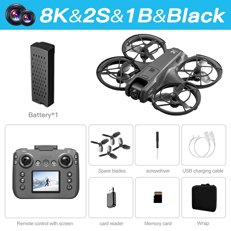 NEW V666 Drone For Xiaomi 8K Professional WIFI 5G Dron Obstacle Avoidance Brushless Altitude Headless Mode RC Quadcopter  toys