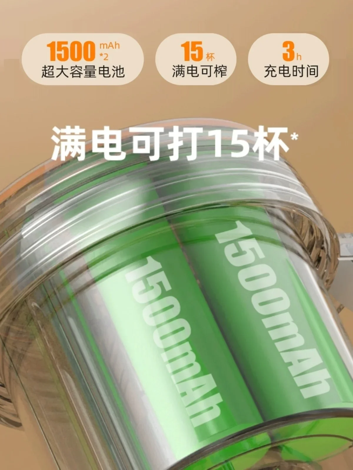 Spremiagrumi portatili USB/110 V/220 V di Rongshida: comoda tazza di spremitura per dimagrire, compatta e facile da trasportare