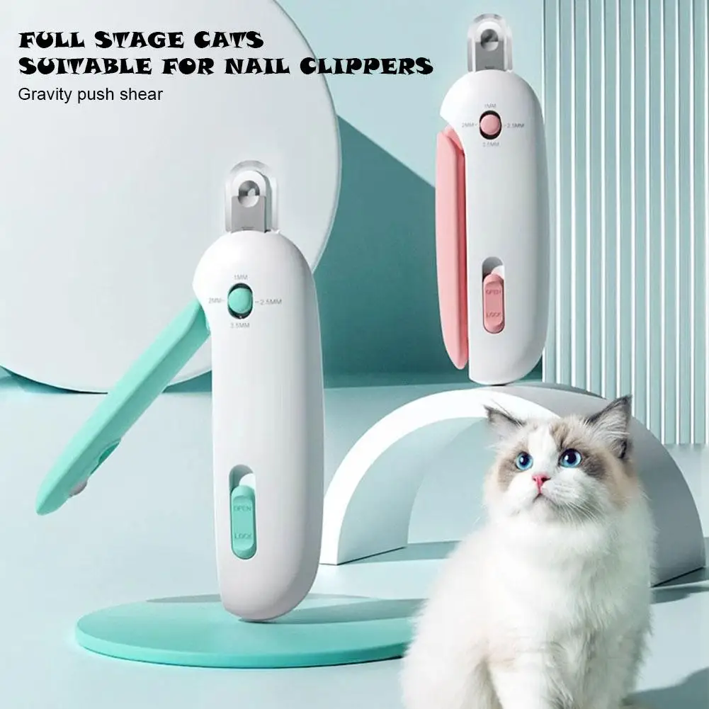 Cat Dog Nail Clippers With Adjustable Hole To Avoid Over-Cutting Pet Nail Trimmer Adjustable Professional Grooming Tools Care