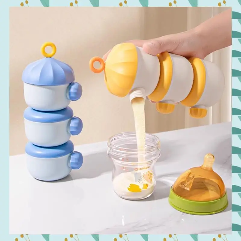 

A71P 3-Layer Milk Powder Dispenser, Stackable And Portable, Large Capacity, Ideal For Outdoor & Snacks Storage