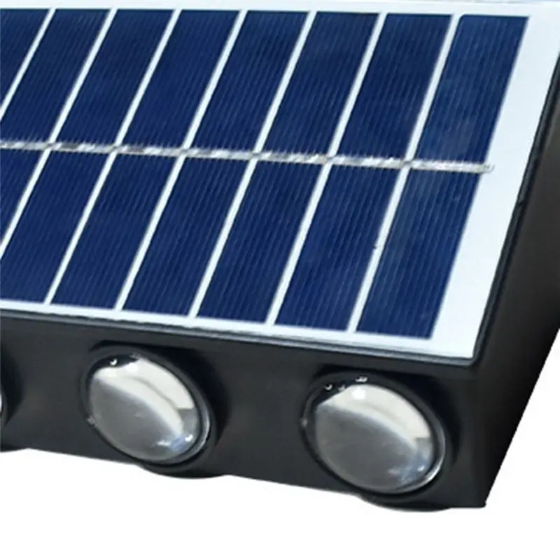 A36T-Solar LED Spotlight Outdoor Waterproof Upper Lower Lighting Porch Lights Solar Powered Streetlight For Balcony