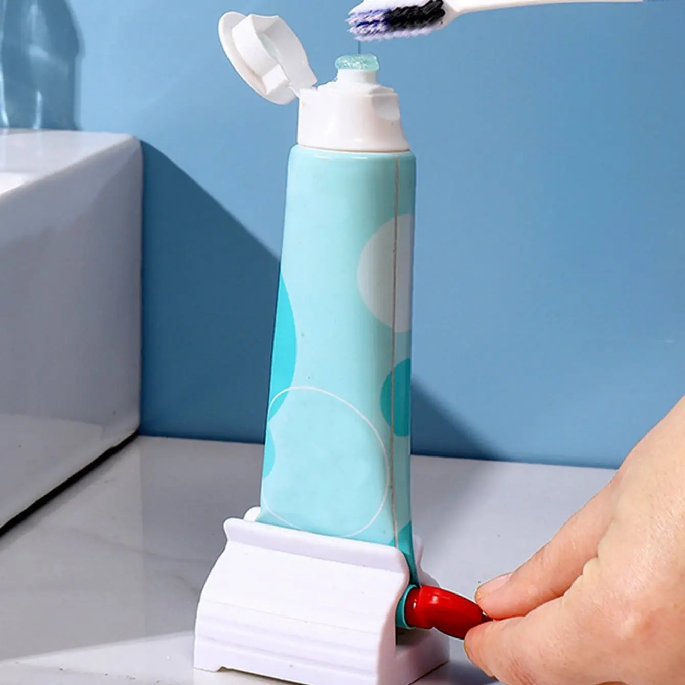 1pc Toothpaste Squeezer Toothpaste Squeezer, Rolling Toothpaste Squeezer, Dispenser, Simple and Practical