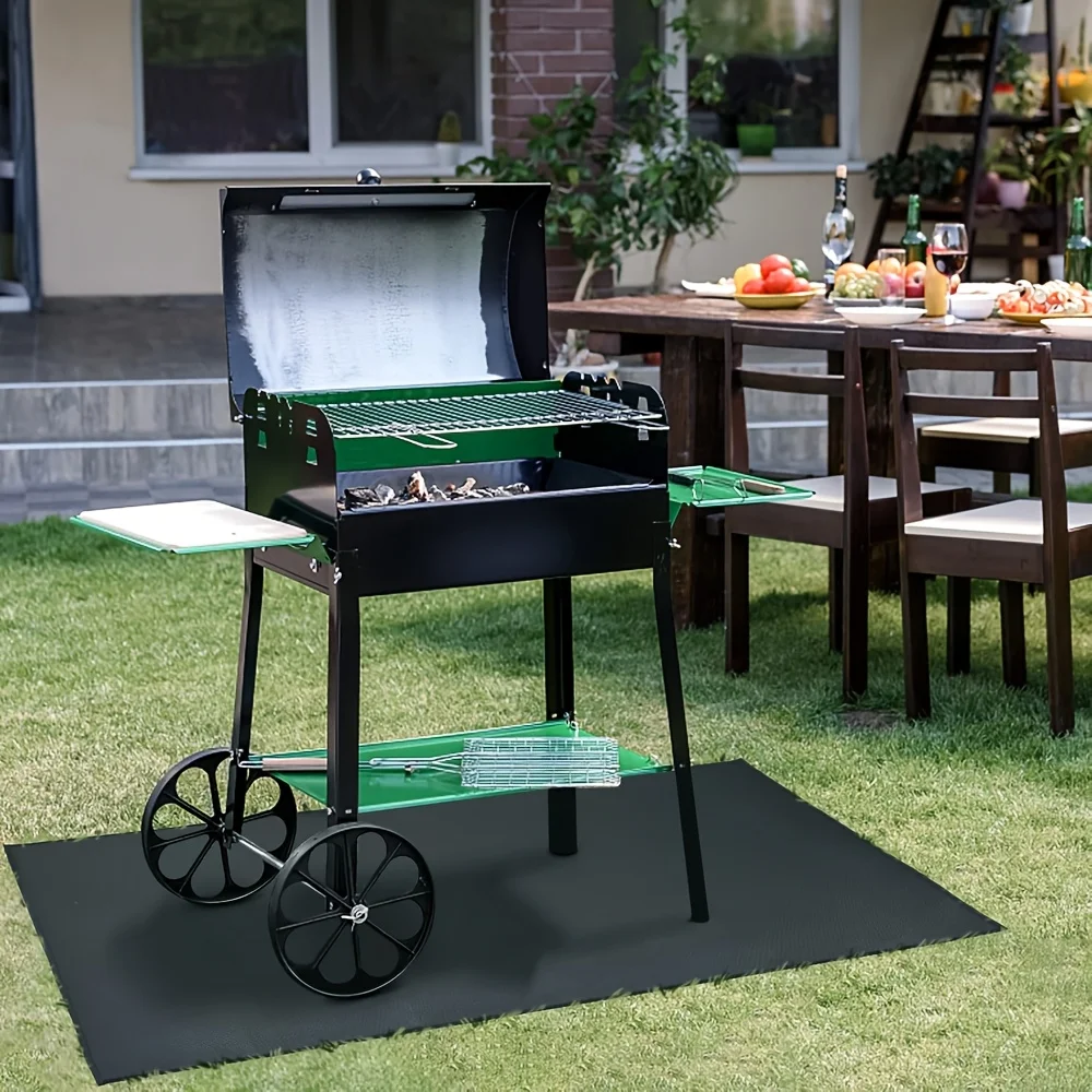 

Подушка для барбекю для защиты деревянных полов, термостойкий коврик для костра, огнестойкий коврик