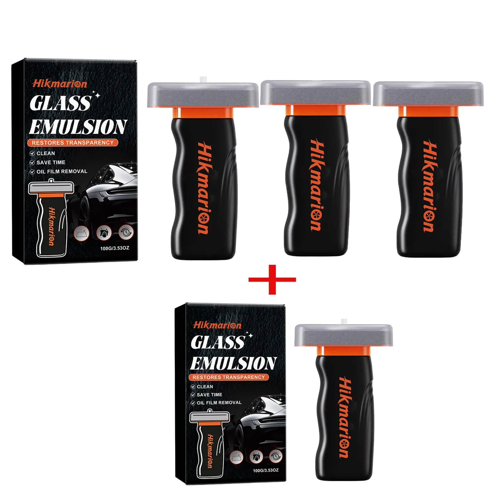 Handlicher Glasemulsions-Ölfilm-Entferner, entfernt Ölfilm und Verschmierungen, verbessert die Sichtklarheit, hydrophobe Windschutzscheiben-Reinigungsbürste, 100g – Detail 12