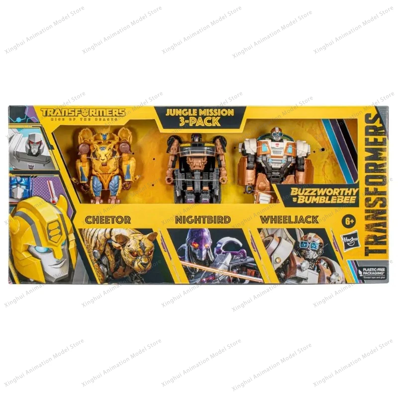 Transformers Buzzworthy Bumblebee Studio Series 102 Optimus Prime Ss07 Grimlock Jungle Mission Action Figure Model Toy