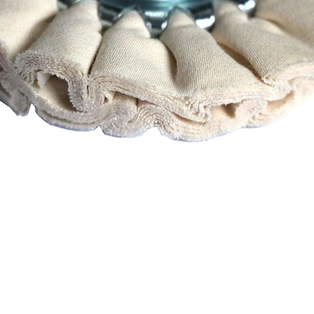 Mola per lucidatura Ruota per lucidatura per vie aeree Spessore 12 mm Bianco 4 pollici Diametro 100 mm Gambo 6 mm Per acciaio inossidabile
