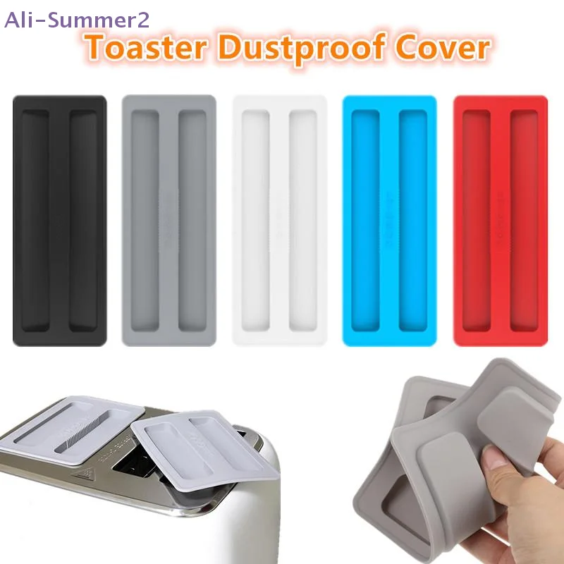 {MXX} Silicone Toaster Dust Cover Breakfast Machine Dustproof Cover Toaster Upper Lid Protect Kitchenware From Dust Splash Buggs