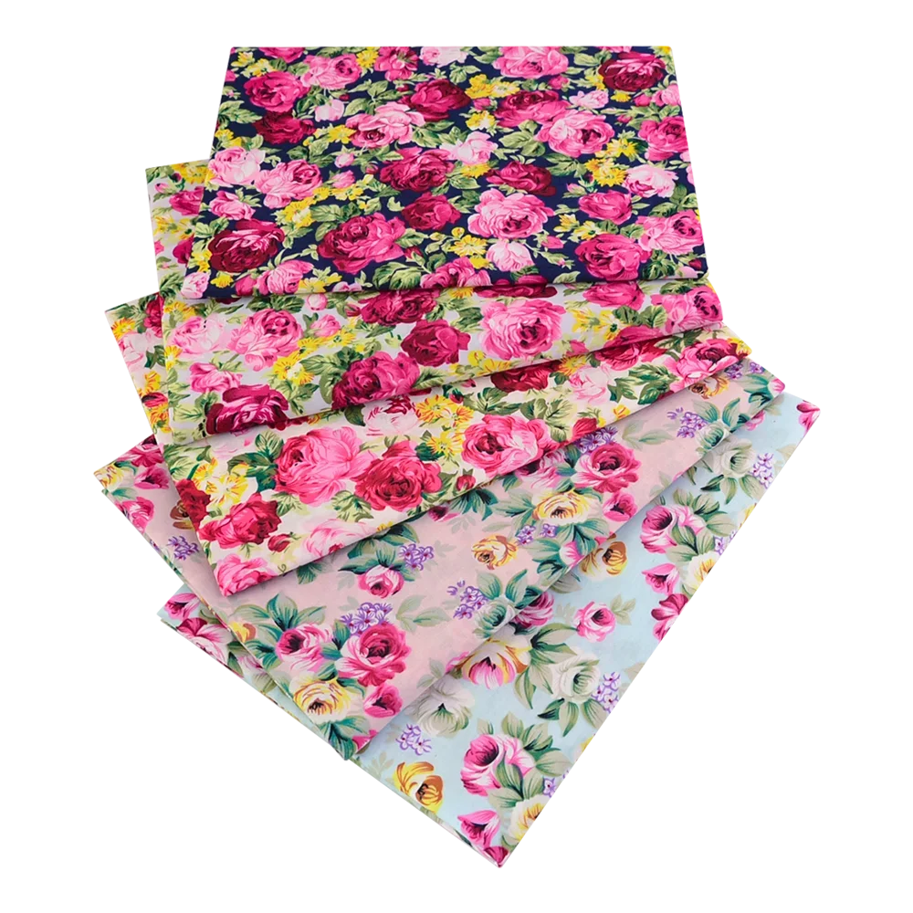 Popeline-Baumwollstoff für Handarbeiten, Patchwork, Paisley-Scroll, Fat Quarter, bedruckt, DIY, Nähen, Handwerk, Quilten, 5–7 Stück – Detail 10