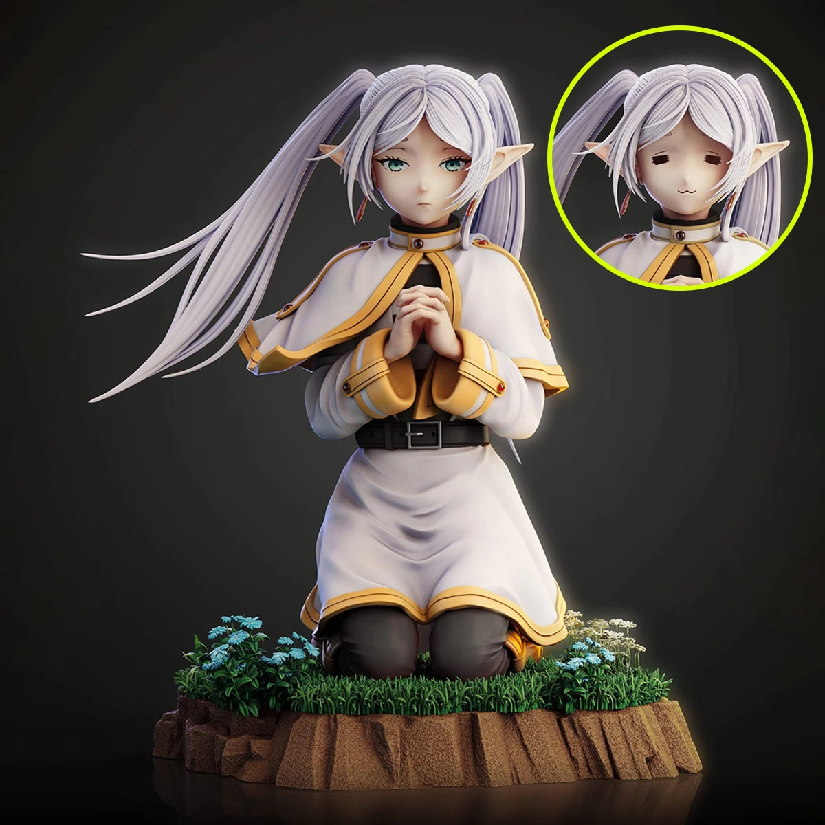 

Фигурка Фрирен из аниме «После путешествий»: Коллекционная модель-статуэтка из ПВХ, игрушка, подарок