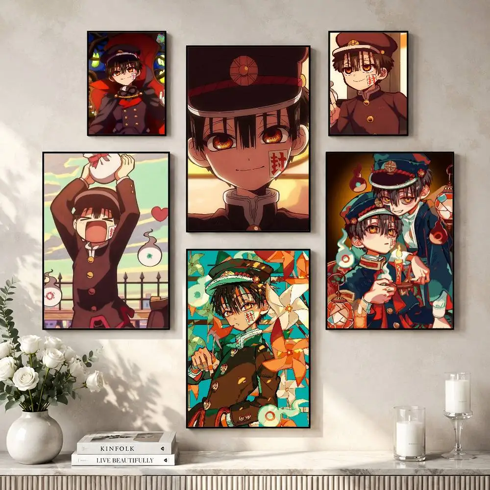 Hanako Anime Jibaku Shounen Hanako-kun Poster Versatile HD Waterproof Wall Art Self-Adhesive Decor for Any Space Ideal Gift