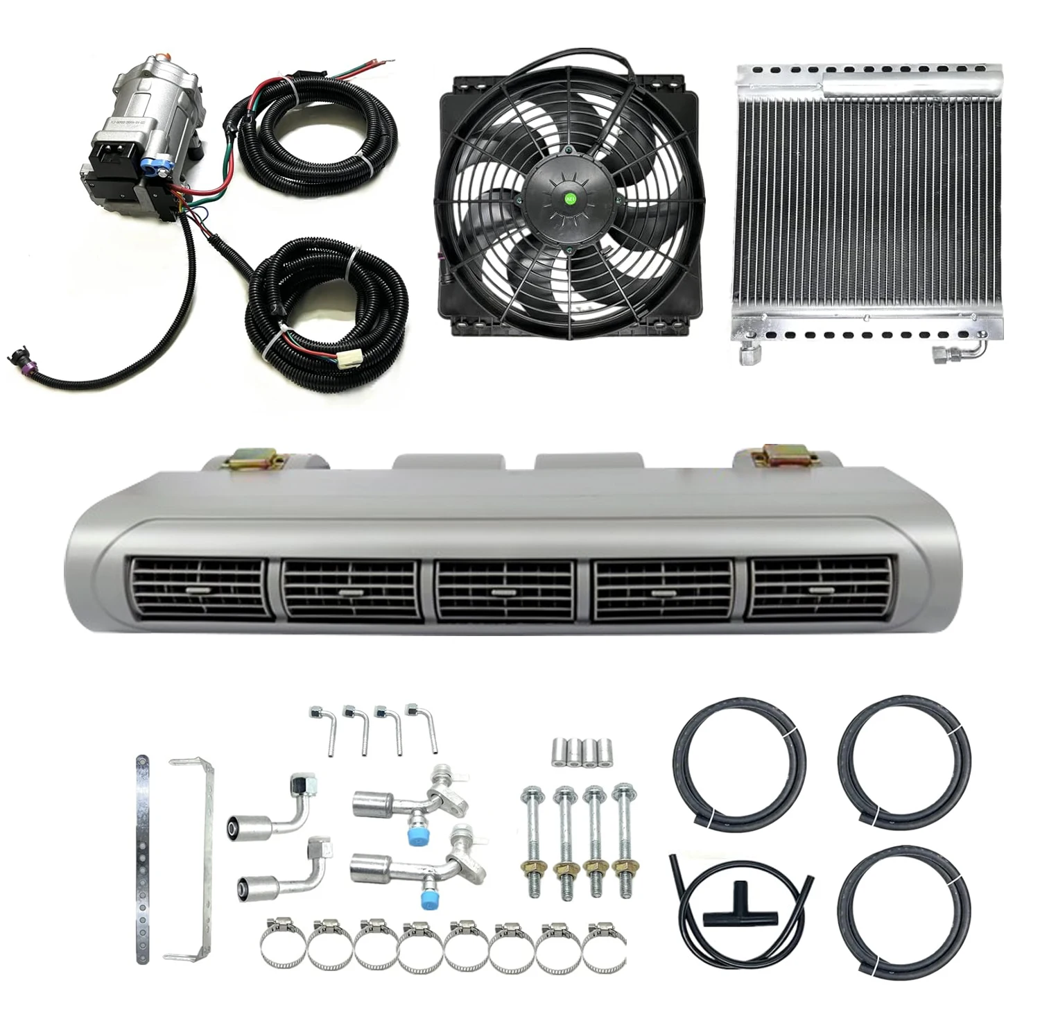 Wholesale 12V 24V Truck Electric Air Conditioner Cab Cooling Split Truck Air Conditioner Parking Cooler