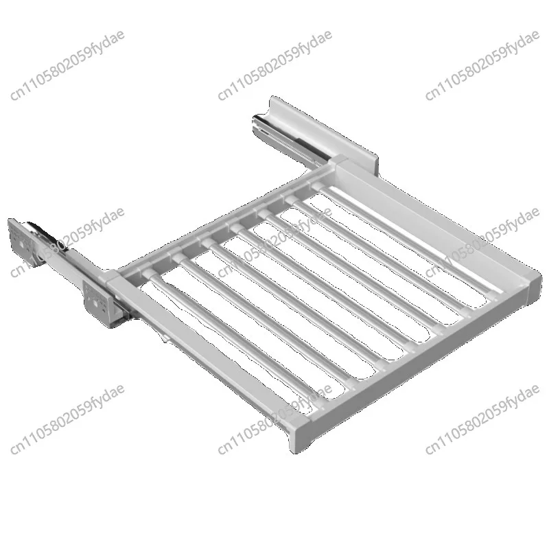 Invisible Clothes Drying Rack Balcony Dryer Top-Hidden Pull-Out Shelf Built-in Trouser Rack Retractable Sliding Rails