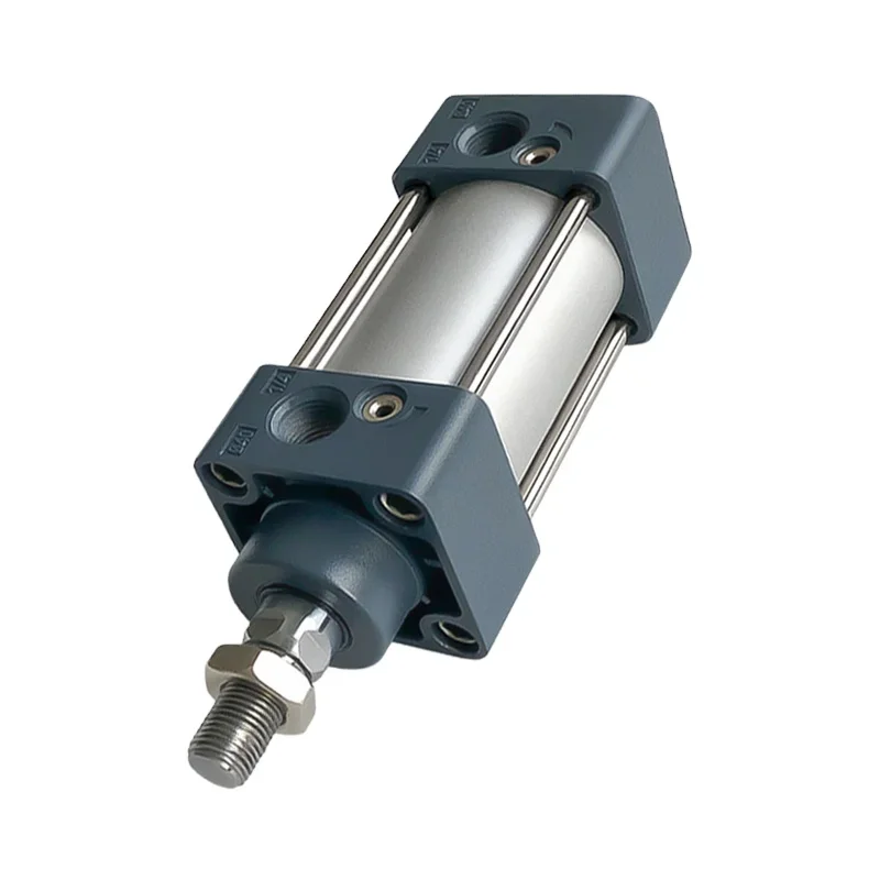 Disponibile Cilindro standard Pistone avvitato Cilindro pneumatico a doppia azione Serie SC Lega di alluminio Industria dell'alluminio Pro