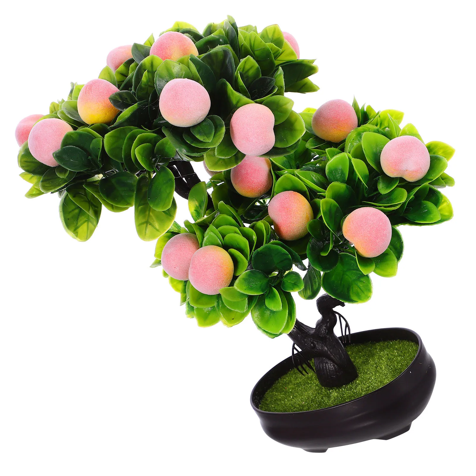 Artificial Fruit Tree With Pot Realistic Faux Fruit Plant Decor For Home Wedding Party Desktop Centerpiece Simulation