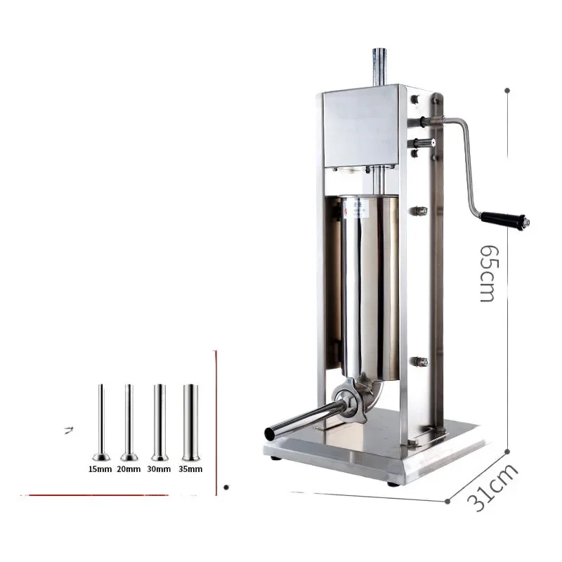 Manual Enema Machine Food Grade Stainless Steel Vertical Enema Machine Latin Fruit Sausage Sausage Commercial Enema Machine