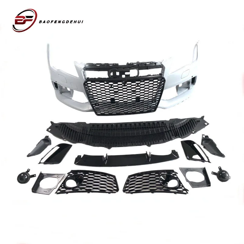 Auto Body Kit Caudal Lip Front Rear Bumper With grill For Audis A7 C6 RS7 13-16 16-18 ABS Material for Hot Rod Tuner