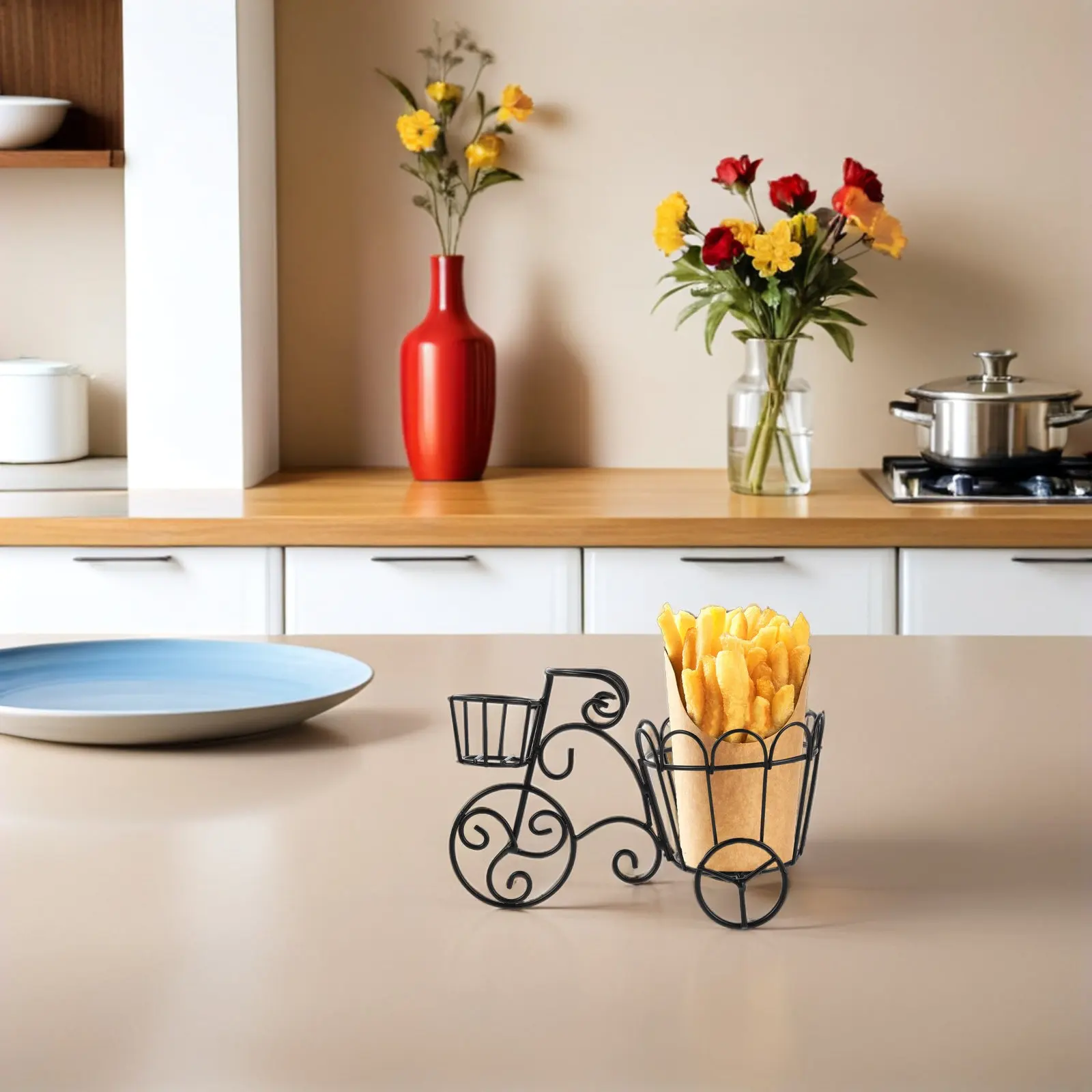 Iron Wire French Fries Basket  - Food Snacks With Iron recension och pris